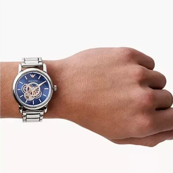 Emporio Armani Automatic Stainless Steel Watch - Picture 6 of 8